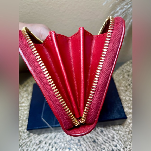 PRADA Portafoglio Lampo Vitello Phenix Long Zip Wallet - Picture 11 of 11